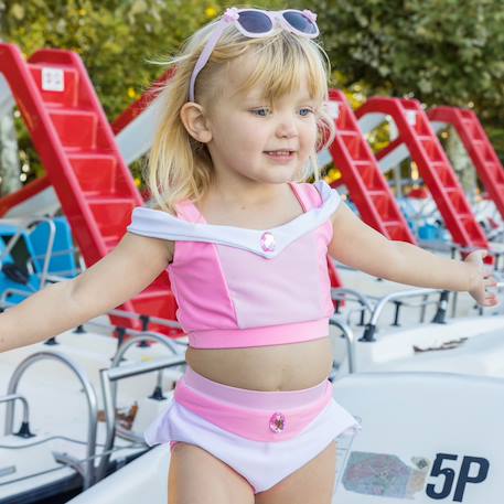 Maillot de bain 2 pièces fille princesse uv upf 50+ Rose 1 - vertbaudet enfant 