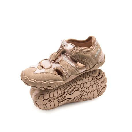Sandales filles synthétique lacets Beige 6 - vertbaudet enfant 