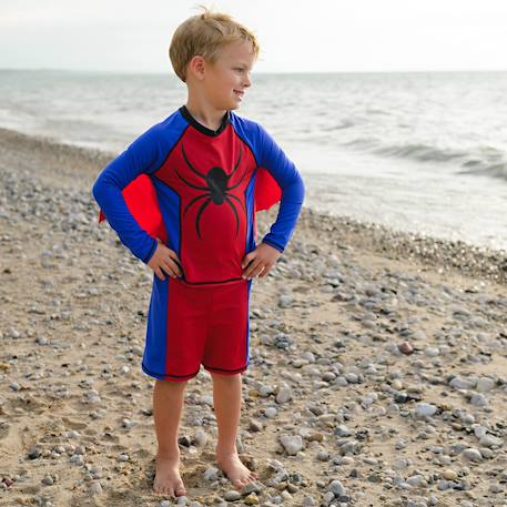 Maillot de bain garçon 2 pièces anti-uv super-héros Rouge 3 - vertbaudet enfant 