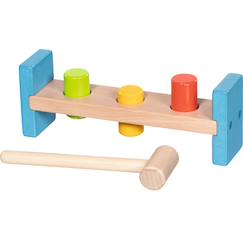 Jouet-Banc à marteler avec 3 bâtons