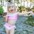 Maillot de bain 2 pièces fille princesse uv upf 50+ Rose 5 - vertbaudet enfant 
