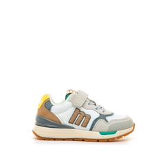 Chaussures-Sneakers bébé synthétique lacets- fermeture adhésive