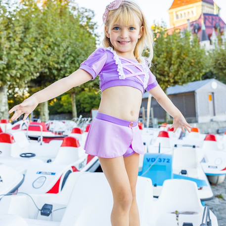 Fille-Maillot de bain-Maillot de bain 2 pièces fille princesse uv upf 50+