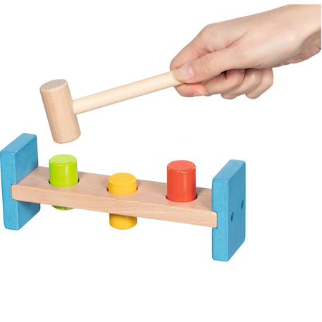 Banc à marteler avec 3 bâtons Beige 2 - vertbaudet enfant 