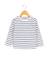 Mariniere manches longues 100% coton garçon Fond blanc raye indigo 1 - vertbaudet enfant 