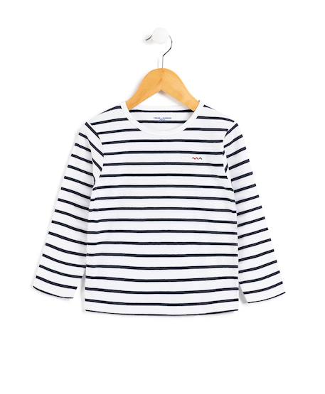 Garçon-Mariniere manches longues 100% coton garçon