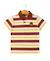 Polo manches courtes 100% coton garçon Fond grege raye multicolore 1 - vertbaudet enfant 