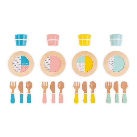 Dinette en bois Multicolore 3 - vertbaudet enfant 