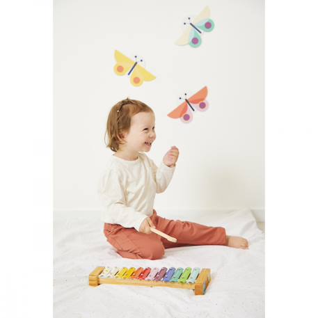 Xylophone en bois fsc, gioia Multicolore 5 - vertbaudet enfant 