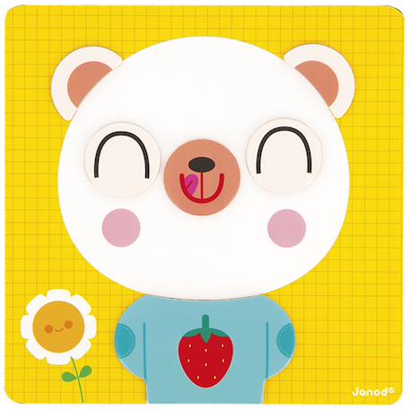 Jeu éducatif, l'ours des émotions Multicolore 4 - vertbaudet enfant 