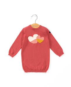 Robe manches longues 100% coton bébé fille  - vertbaudet enfant