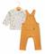Ensemble salopette + haut bébé garçon Noix 1 - vertbaudet enfant 