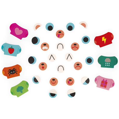 Jeu éducatif, l'ours des émotions Multicolore 3 - vertbaudet enfant 