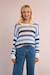 Pull rayé, maille ajourée Bleu 5 - vertbaudet enfant 