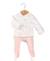 Ensemble pantalon + haut 100% coton bébé fille Imprime rose 1 - vertbaudet enfant 