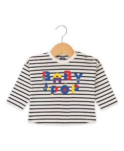 Mariniere manches longues 100% coton bébé garçon  - vertbaudet enfant