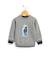Pull garçon Gris chine 1 - vertbaudet enfant 