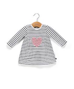 Robe manches longues 100% coton bébé fille  - vertbaudet enfant