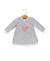 Robe manches longues 100% coton bébé fille Fond blanc casse raye indigo 1 - vertbaudet enfant 