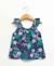 Debardeur 100% coton fille Imprime fond bleu 1 - vertbaudet enfant 