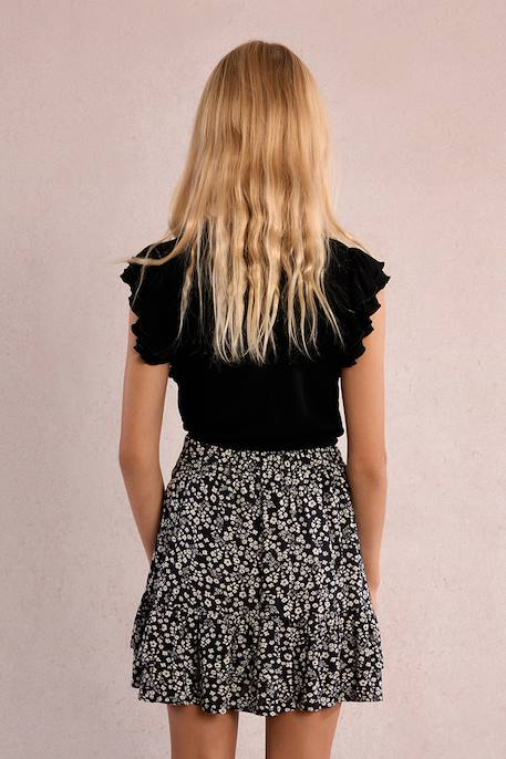 Top fantaisie Navy blue+Noir 9 - vertbaudet enfant 