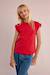T-shirt à épaulettes Blanc+Navy blue+Rouge 14 - vertbaudet enfant 