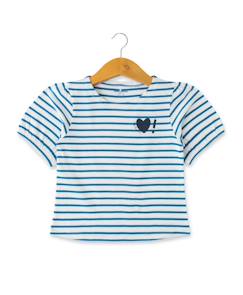 Mariniere manches courtes 100% coton fille  - vertbaudet enfant