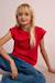 T-shirt à épaulettes Blanc+Navy blue+Rouge 12 - vertbaudet enfant 
