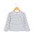 Mariniere manches longues 100% coton fille Fond blanc raye indigo 1 - vertbaudet enfant 