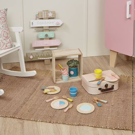 Dinette en bois Multicolore 6 - vertbaudet enfant 