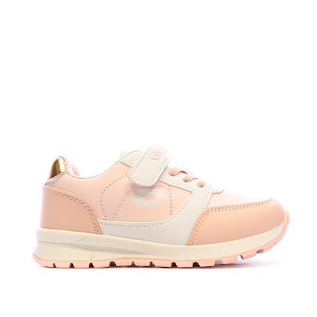Baskets fille verone à scratch Rose 1 - vertbaudet enfant 