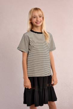 -T-shirt rayé à cœur