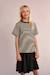 T-shirt rayé à cœur Noir 1 - vertbaudet enfant 