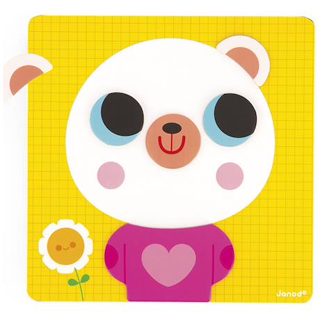 Jeu éducatif, l'ours des émotions Multicolore 5 - vertbaudet enfant 
