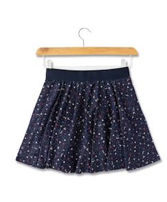 Jupe courte 100% coton fille  - vertbaudet enfant