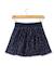 Jupe courte 100% coton fille Imprime indigo 1 - vertbaudet enfant 