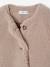 Veste fille sherpa doublée léopard collection capsule mère-fille taupe 10 - vertbaudet enfant 