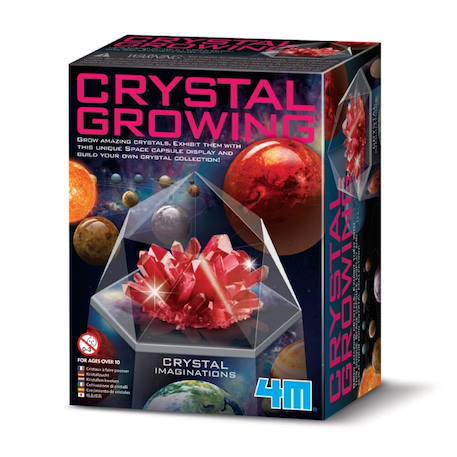 Kit éducatif – Fais naître des cristaux étincelants venus de l’espace Red 1 - vertbaudet enfant 