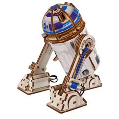 Jouet-Jeux éducatifs-Puzzles-Maquette Star Wars à construire – R2-D2 avec projecteur LED et mouvement mécanique