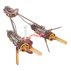 Jouet-Jeux éducatifs-Puzzles-Podracer d’Anakin Skywalker – Maquette Star Wars à construire, vaisseau lumineux avec arc électrique