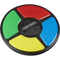 Jouet-Jeux de société-Simon - jeu de sons et lumières