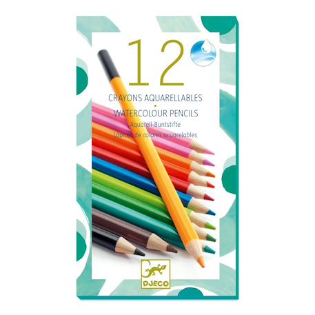 12 crayons aquarellables Multicolore 2 - vertbaudet enfant 