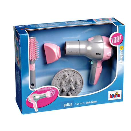 Sèche-cheveux braun Gris et rose 2 - vertbaudet enfant 