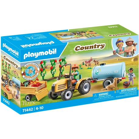 Fermier avec tracteur et citerne - country 71442 Multicolore 2 - vertbaudet enfant 