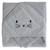 Set sortie de bain et gant lapin Blanc+Bleu+Gris perle+Terracotta 5 - vertbaudet enfant 