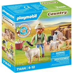 Jouet-Jeux d'imagination-Berger avec moutons - country 71444