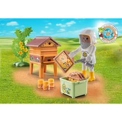 Jouet-Jeux d'imagination-Country apicultrice avec ruche 71253