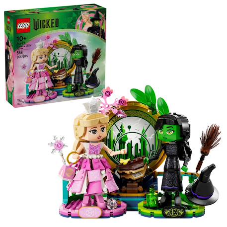 Wicked figurines d'elphaba et de glinda 75682 Multicolore 2 - vertbaudet enfant 
