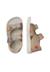 Sandales en cuir july Gris tourterelle-marine 4 - vertbaudet enfant 