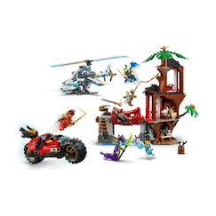 Jouet-Jeux d'imagination-Ninjago la cabane et les véhicules des ninjas 71857